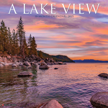 Calendar Lake View 2025 12 X 12 Wall Calendar Book
