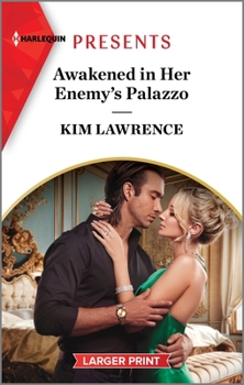 Mass Market Paperback Awakened in Her Enemy's Palazzo [Large Print] Book