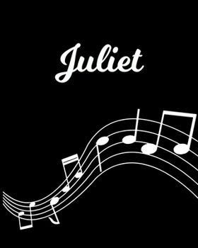 Juliet: Sheet Music Note Manuscript Notebook Paper | Personalized Custom First Name Initial J | Musician Composer Instrument Composition Book | 12 ... Guide | Create Compose & Write Creative Songs