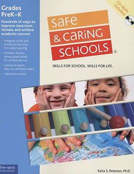 Paperback Safe & Caring Schools(r): Grades Prek-K [With CD-ROM] Book