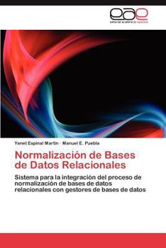 Paperback Normalizacion de Bases de Datos Relacionales [Spanish] Book