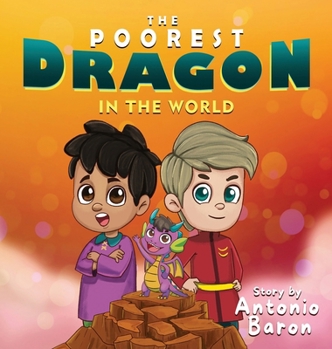 Hardcover The Poorest Dragon in the World [Large Print] Book