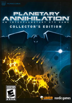 CD-ROM Planetary Annihilation Collector's Edition Book