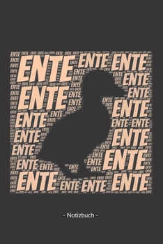 Ente: Notizbuch, Notizblock | Kariert, Karierte, Kariertes, Karo-Raster | DIN A5, 120 Seiten | Notizen, Ideen, Gedanken, Erinnerungen, Termine, Planer, Tagebuch, Organisation (German Edition)