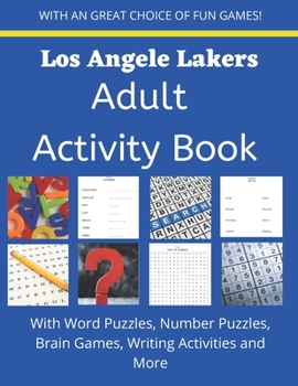 Paperback Los Angeles Lakers Adult Activity Puzzle Book