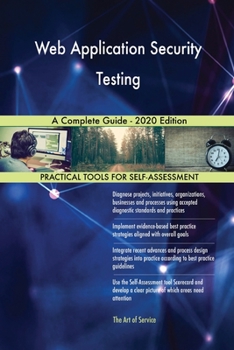 Paperback Web Application Security Testing A Complete Guide - 2020 Edition Book