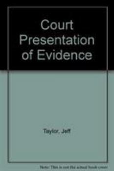 Hardcover Court Presentation of Evidence Book