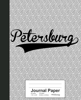 Paperback Journal Paper: PETERSBURG Notebook Book