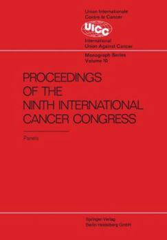 Paperback Proceedings of the 9th International Cancer Congress: Tokyo October 1966, Panel Discussions Book