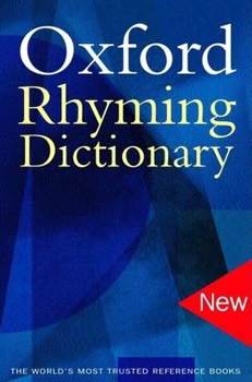 Hardcover Oxford Rhyming Dictionary Book