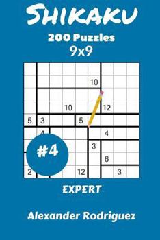 Paperback Shikaku Puzzles 9x9 - Expert 200 vol. 4 Book