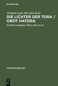 Hardcover Die Lichter der Tora / Orot HaTora [German] Book