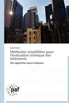 Paperback Méthodes Simplifiées Pour l'Évaluation Sismique Des Bâtiments [French] Book