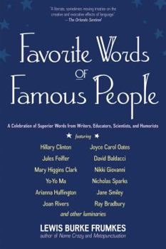 Paperback Favorite Words of Famous People Book