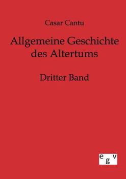 Paperback Allgemeine Geschichte des Altertums [German] Book