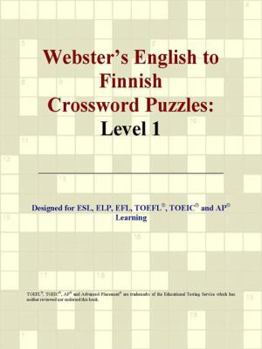 Webster's English to Finnish Crossword Puzzles : Level 1