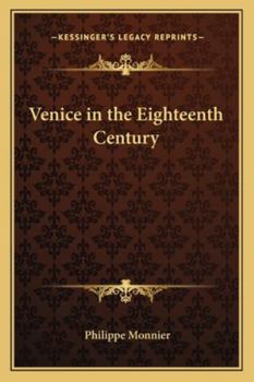 Paperback Venice in the Eighteenth Century Book