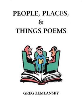 Paperback People, Places, & Things Poems Book