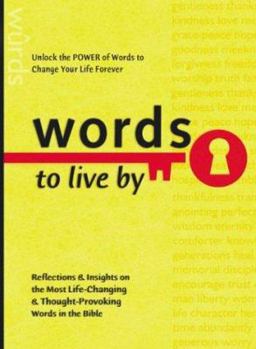 Paperback Words to Live by Book