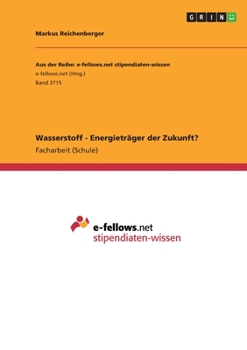 Paperback Wasserstoff - Energieträger der Zukunft? [German] Book