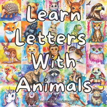 Paperback Learn Letters With Animals Book