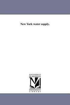 Paperback New York Water Supply. Book