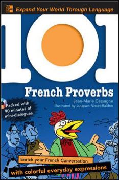 Paperback 101 French Proverbs [With CDROM] Book