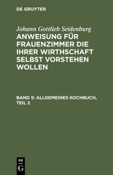 Hardcover Allgemeines Kochbuch, Teil 2 [German] Book