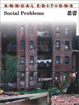 Paperback Annual Editions: Social Problems 02/03 Book