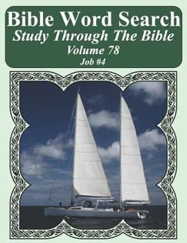 Paperback Bible Word Search Study Through The Bible: Volume 78 Job #4 [Large Print] Book