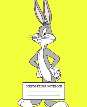 Composition Notebook: Looney Tunes Soft Glossy Cover Wide Ruled Lined Pages Book 7.5 x 9.25 Inches 110 Pages