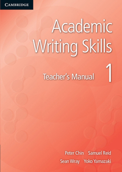 Paperback Academic Writing Skills 1 Teacher's Manual Book