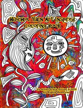 Paperback Huichol Yarn Art Inspired Coloring Book