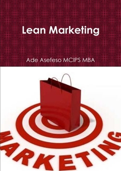 Paperback Lean Marketing Book