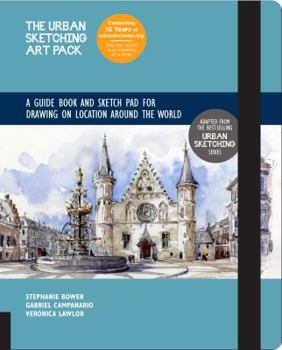 Hardcover The Urban Sketching Art Pack: A Guide Book and Sketch Pad for Drawing on Location Around the World--Includes a 112-Page Paperback Book Plus 112-Page Book