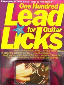 Paperback One Hundred Lead Licks for Guitar Book