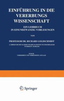 Paperback Einführung in Die Vererbungswissenschaft [German] Book