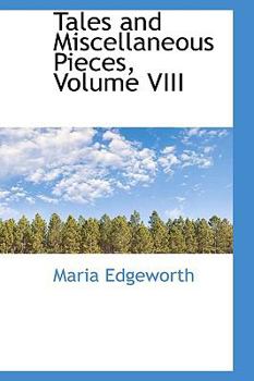 Paperback Tales and Miscellaneous Pieces, Volume VIII Book
