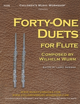 Paperback Forty-One Duets for Flute: by Wilhelm Wurm Book