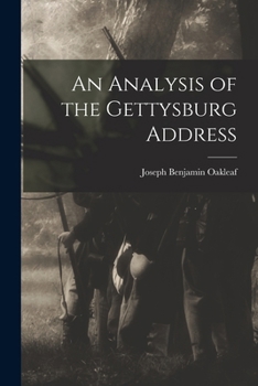 Paperback An Analysis of the Gettysburg Address Book