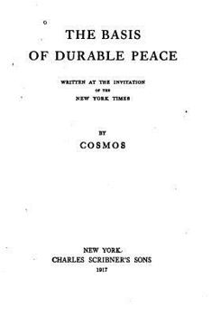 Paperback The Basis of Durable Peace Book