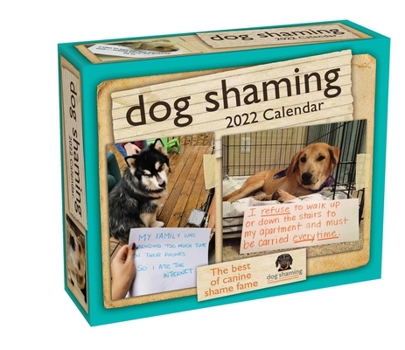 Calendar Dog Shaming 2022 Day-To-Day Calendar Book