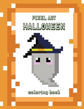 Paperback Pixel Art Halloween: coloring book