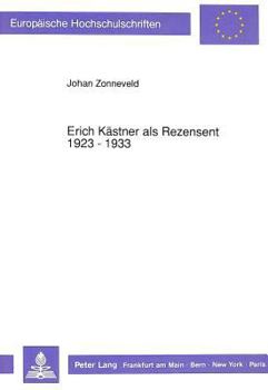Hardcover Erich Kaestner ALS Rezensent 1923 - 1933 [German] Book