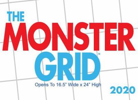 Calendar Cal 2020-Monster Grid Wall Book