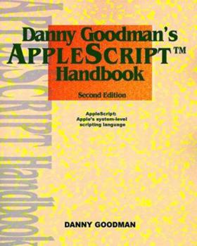 Paperback Danny Goodman's Applescript Handbook Book