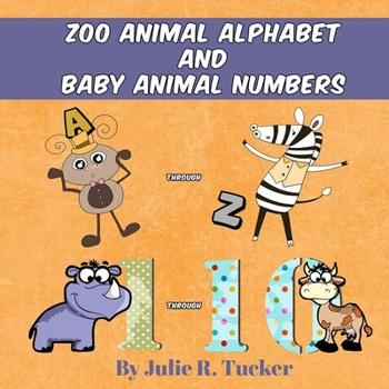 Paperback Zoo Animal Alphabet and Baby Animal Numbers Book
