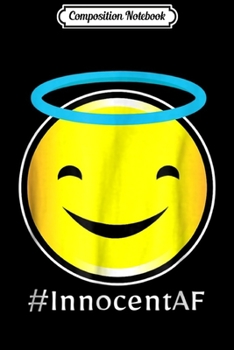 Paperback Composition Notebook: Angel Halo Smiley Face Innocent Emoticon Journal/Notebook Blank Lined Ruled 6x9 100 Pages Book