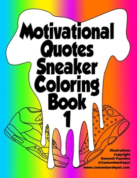 Paperback Motivational Quotes Sneaker Coloring Book 1 Book