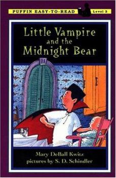 Paperback Little Vampire and the Midnight Bear (Puffin Easy-to-read) Book